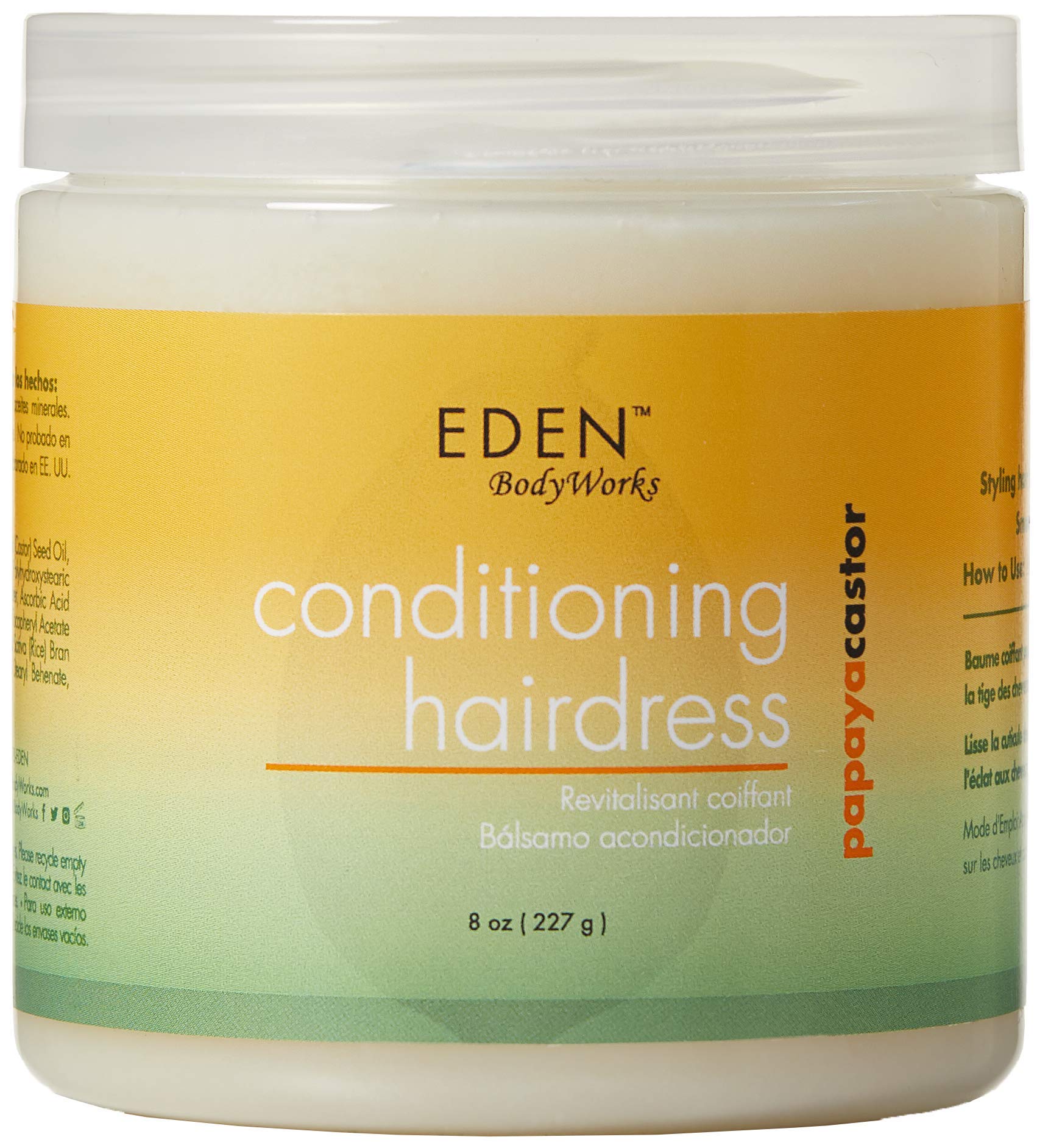 Eden Bodyworks Papaya Castor Conditioning Hairdress | | Reduce Frizz Nourish - Thumbnail 3