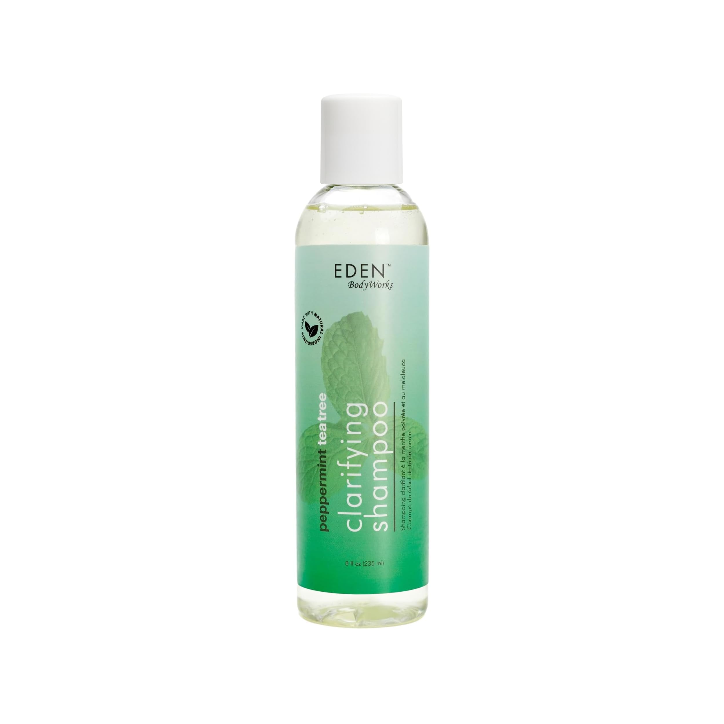 Eden Bodyworks Peppermint Tea Tree Shampoo | Clarifying Shampoo for Curly Hair
