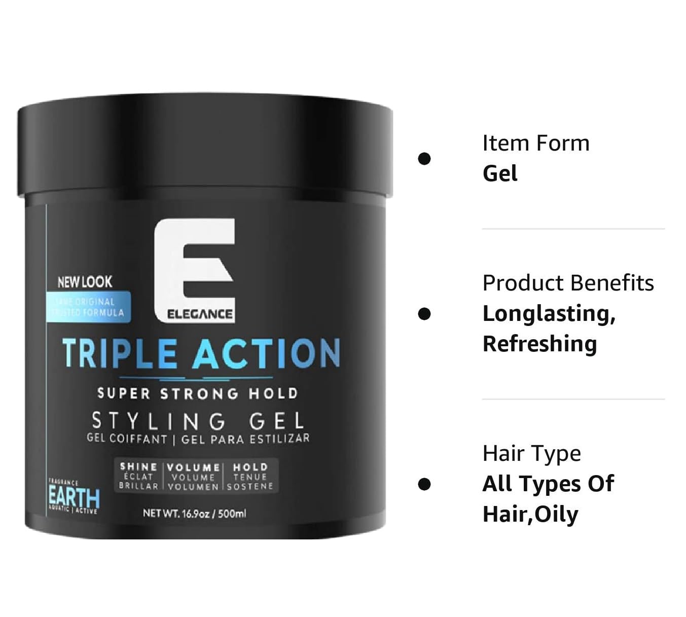 Elegance Styling Gel Earth 16.9