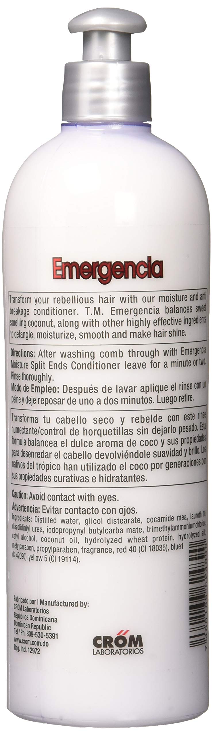 Emergencia Toque Magico Intensive Moisture Split Ends Conditioner Coconut 16 oz - Thumbnail 2