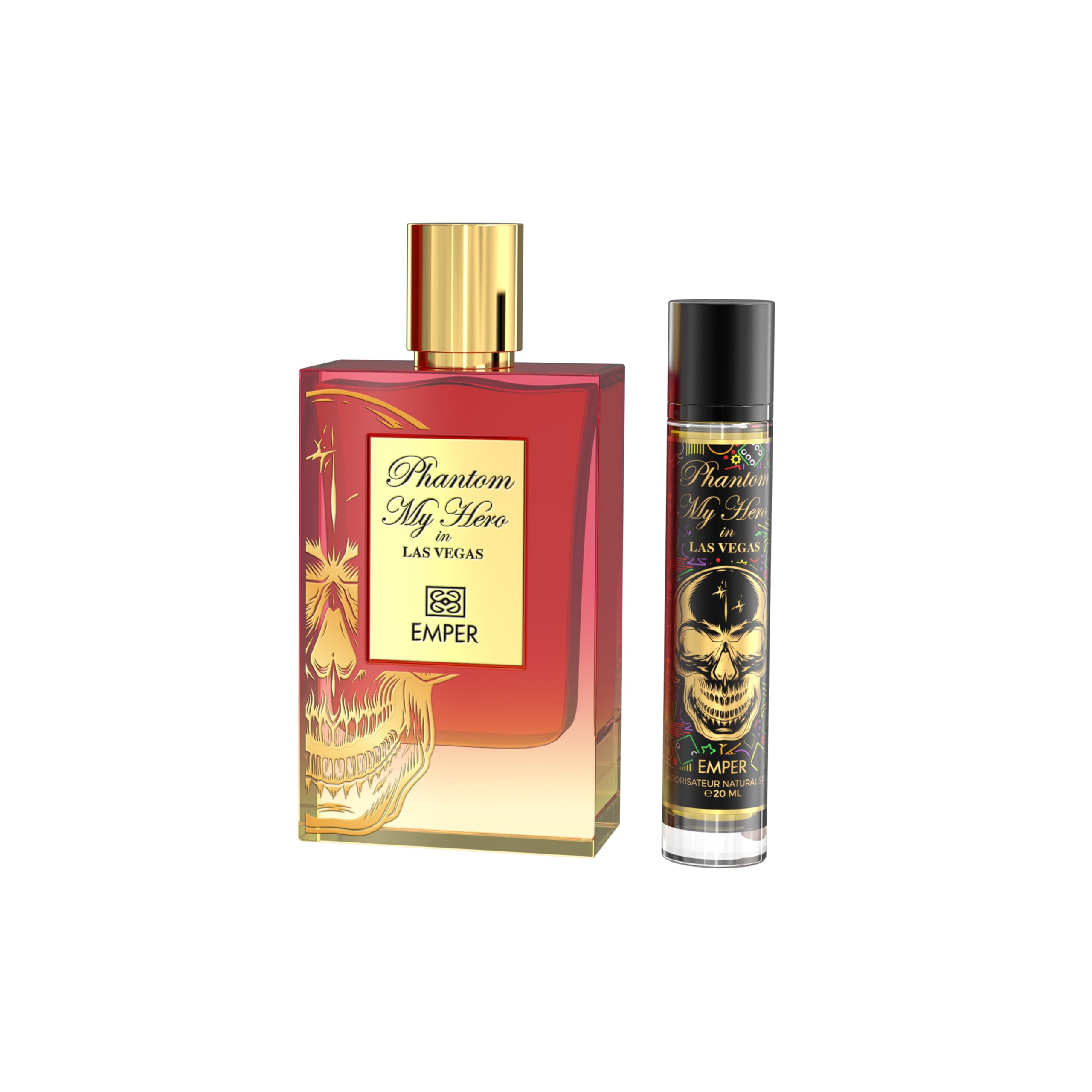 Emper Phantom My Hero In Las Vegas Unisex | Bold Woody Amber Scent | Long - Thumbnail 2