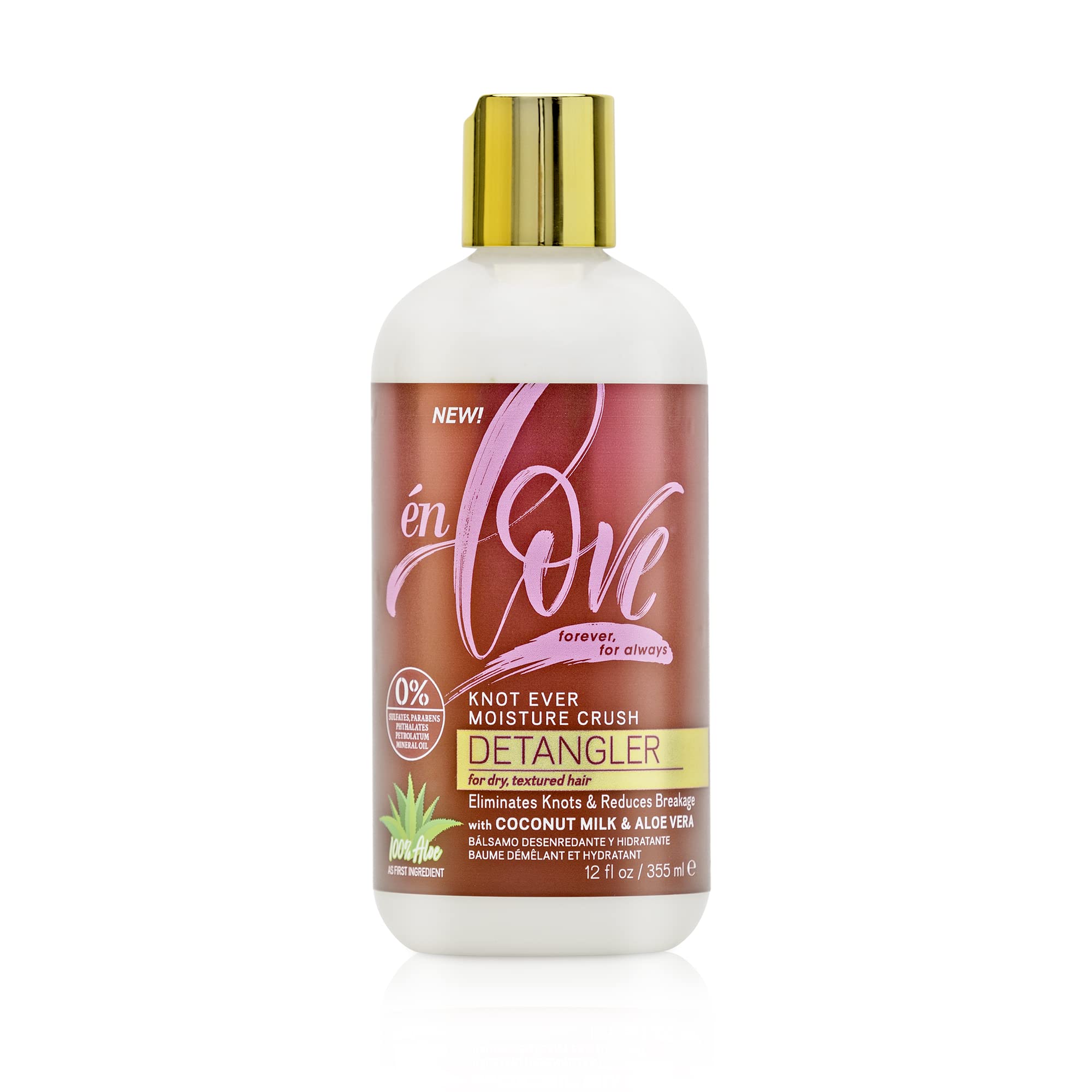 Én Love Knot Ever Moisture Crush Hair Detangler | Natural Coconut Milk Aloe