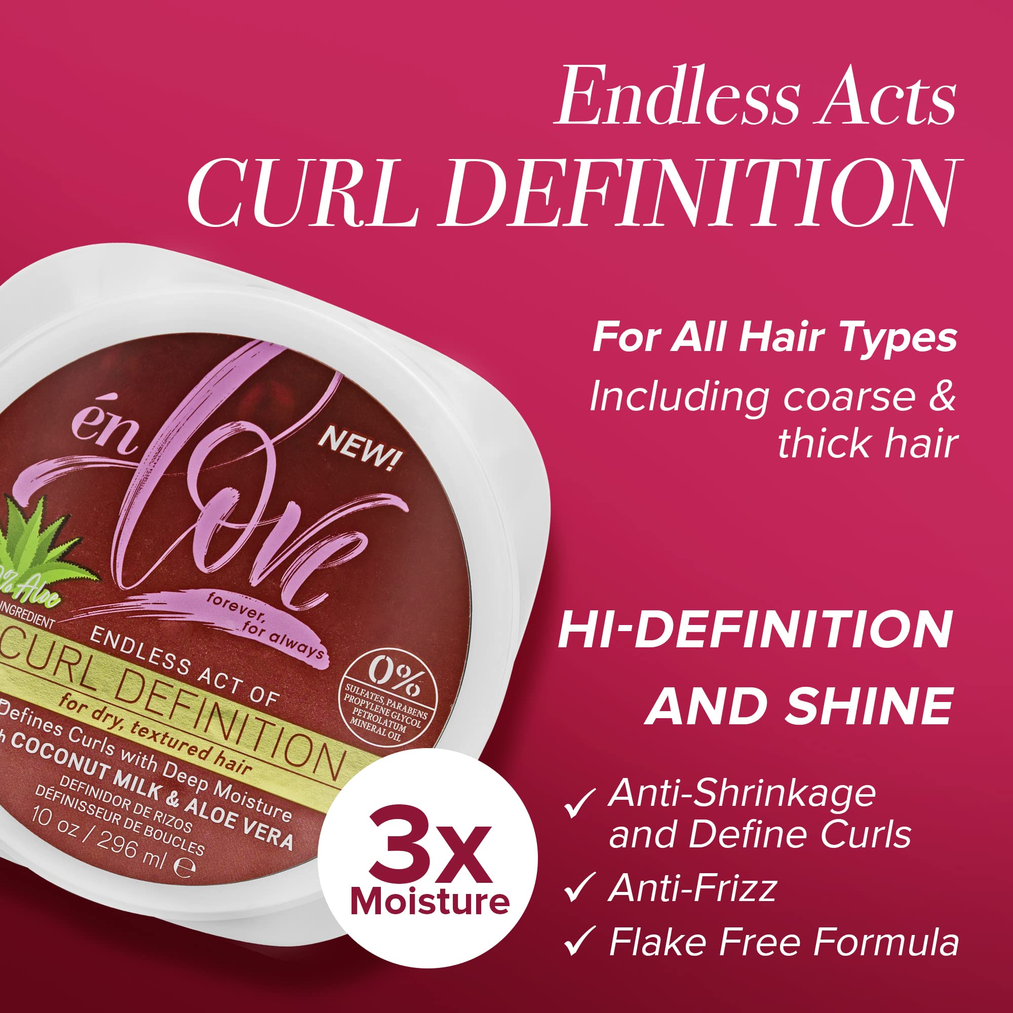 Én Love Endless Acts of Curl Definition | Organic Coconut Milk Aloe Vera | Curl - Thumbnail 2