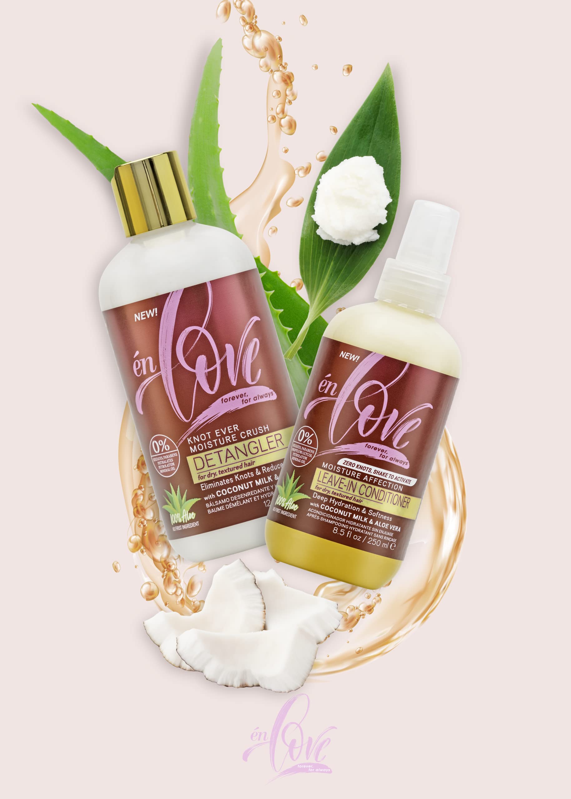 Én Love Moisture Crush Leave In Conditioner Curl Refresher | Coconut Milk Aloe