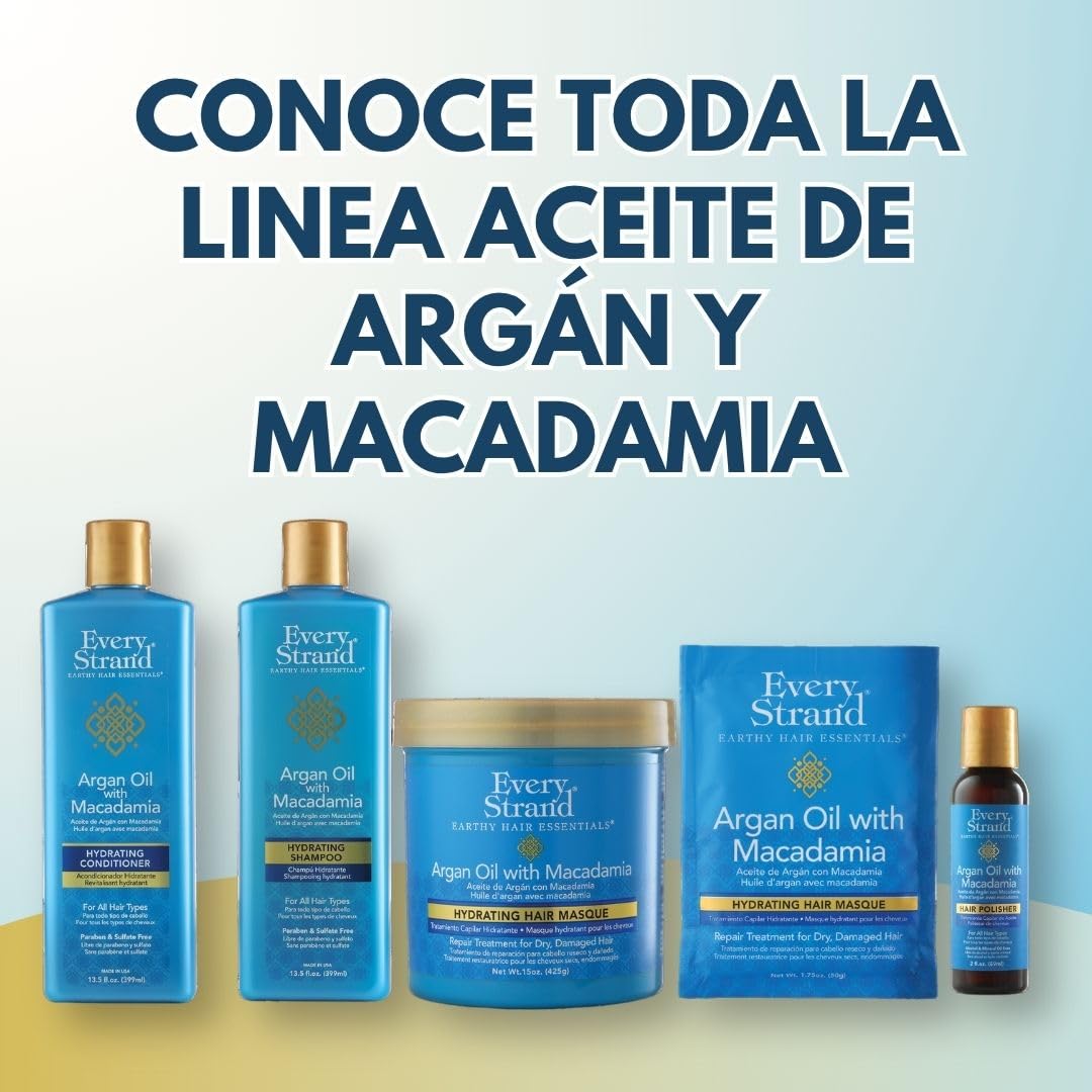 Every Strand Argan Oil With Macadamia Hydrating Conditioner 13.5 Fl Ounce 13.5 - Thumbnail 3