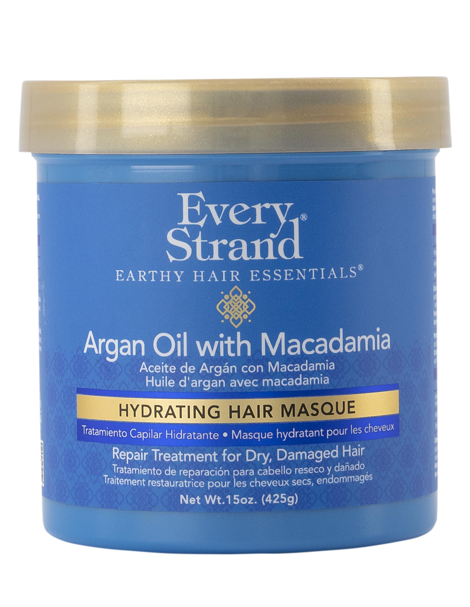 Every Strand Argan Oil With Macadamia Hydrating Hair Masque 15 oz