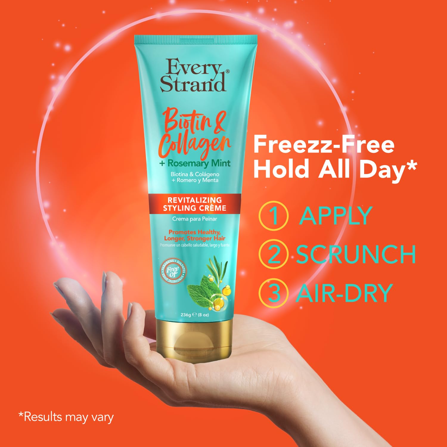 Every Strand Biotin Collagen Styling Crème 8 oz - Thumbnail 2