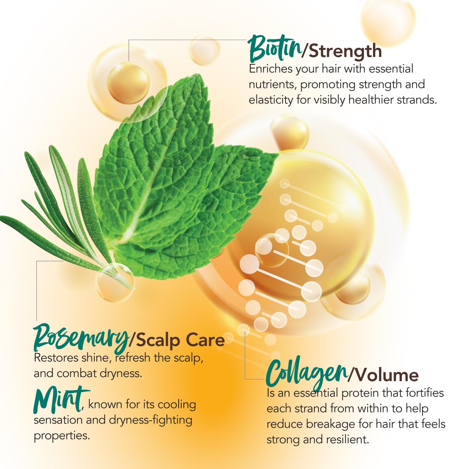 Every Strand Biotin Collagen Styling Crème 8 oz - Thumbnail 3