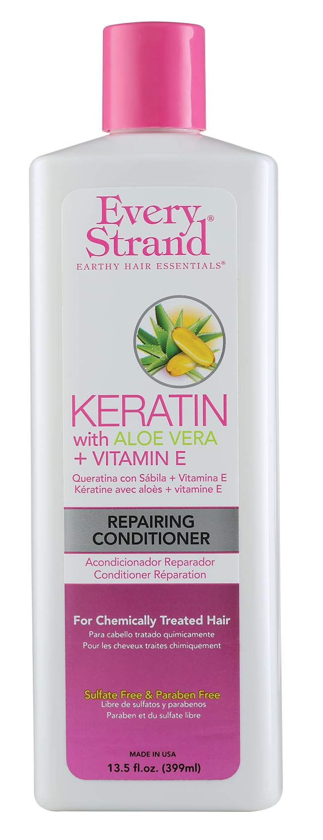 Every Strand Keratin Repairing Conditioner 13.5 Fl Ounce 13.5 oz