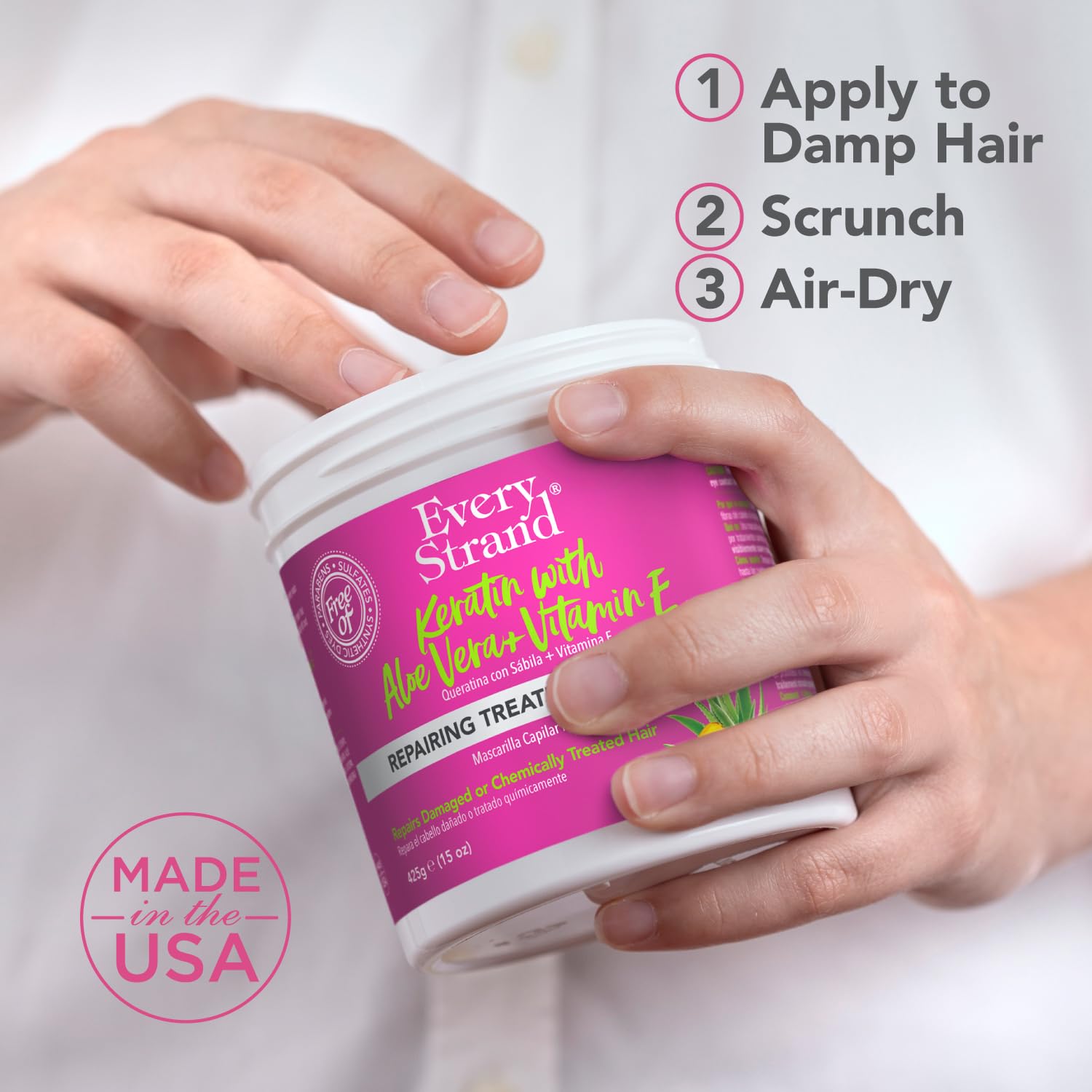 Every Strand Keratin Hair Masque 15 oz - Thumbnail 2