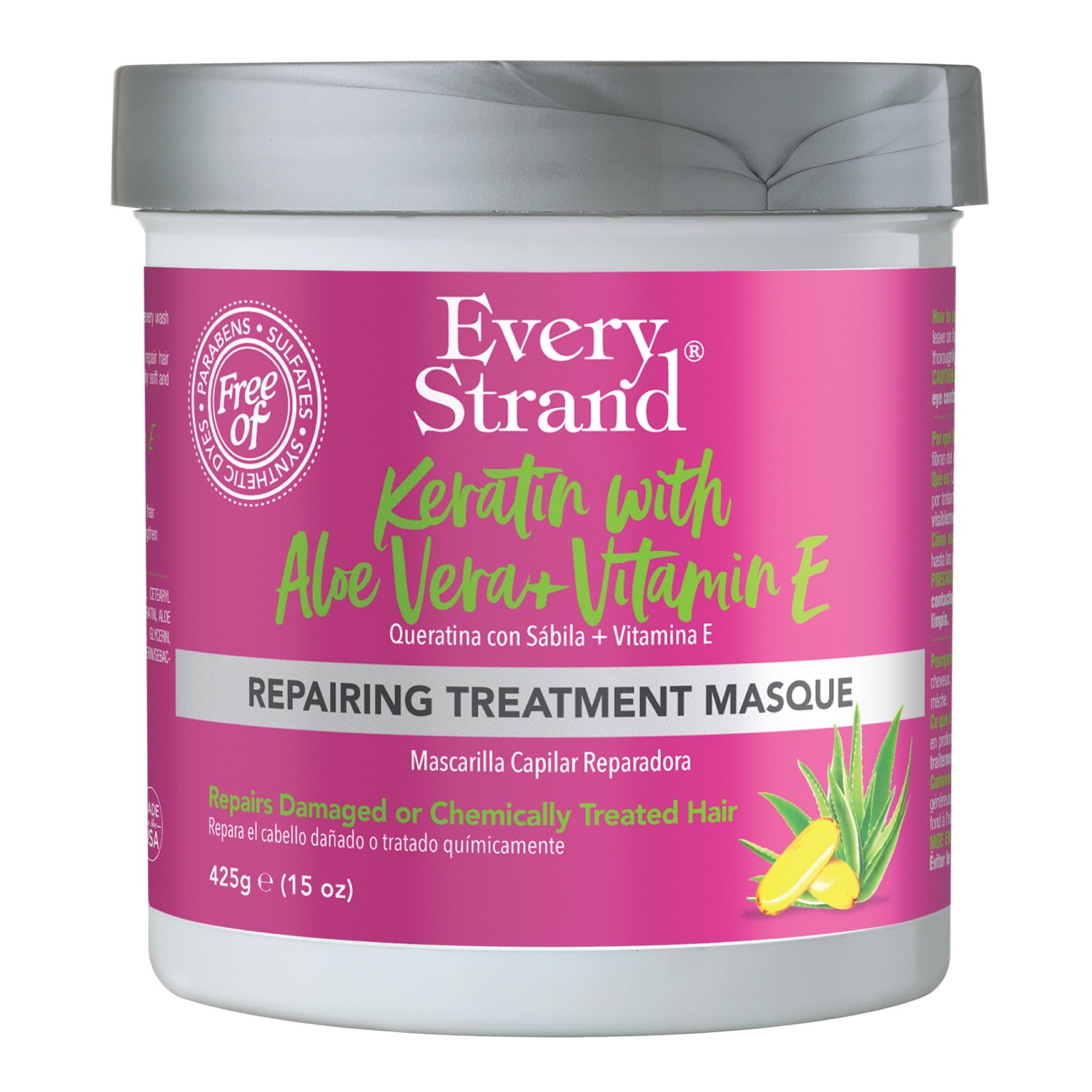 Every Strand Keratin Hair Masque 15 oz
