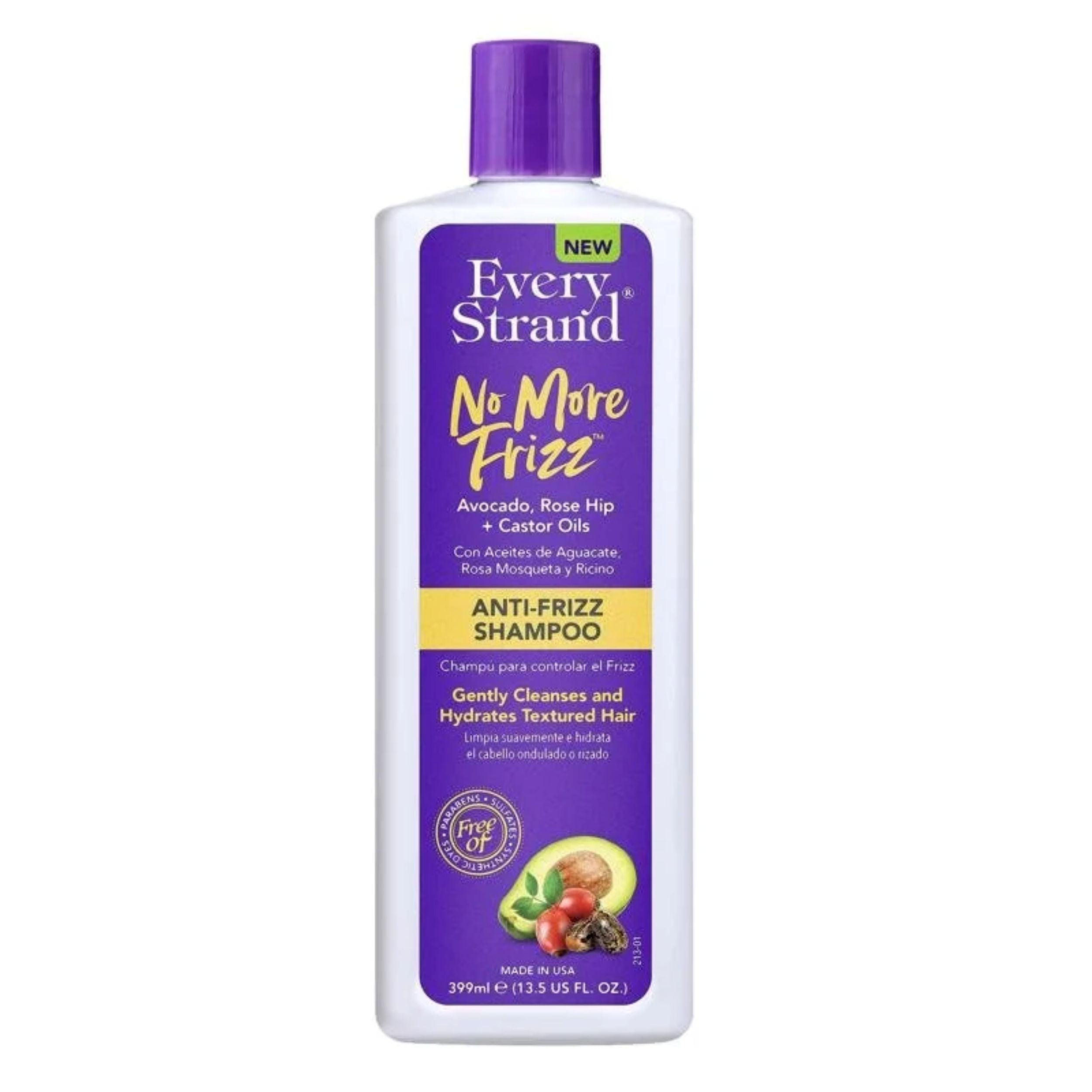 Every Strand No More Frizz Anti Frizz Shampoo 13.5 oz - Thumbnail 1