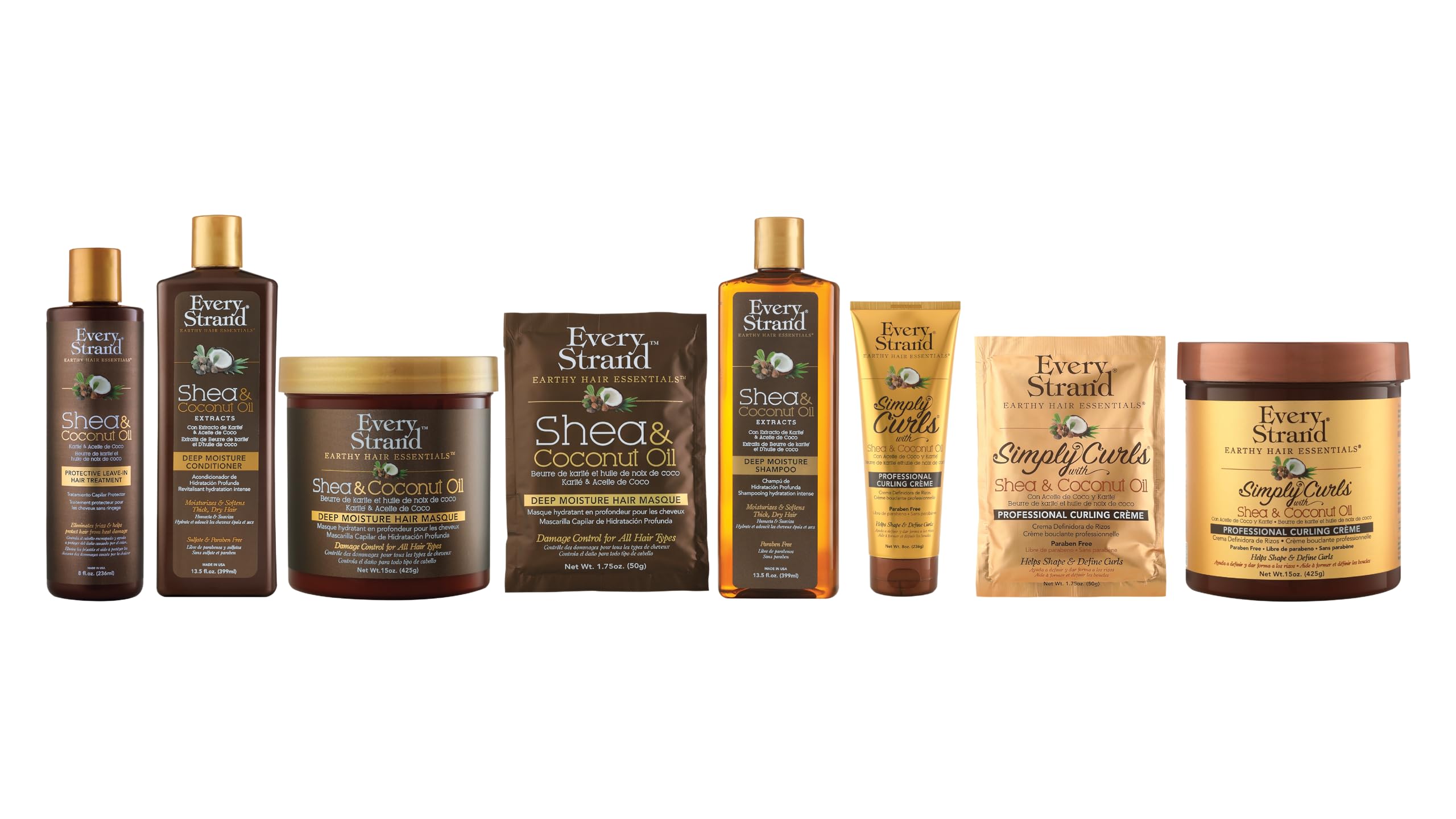 Every Strand Shea and Coconut Oil Deep Hair Masque 15 oz - Thumbnail 3