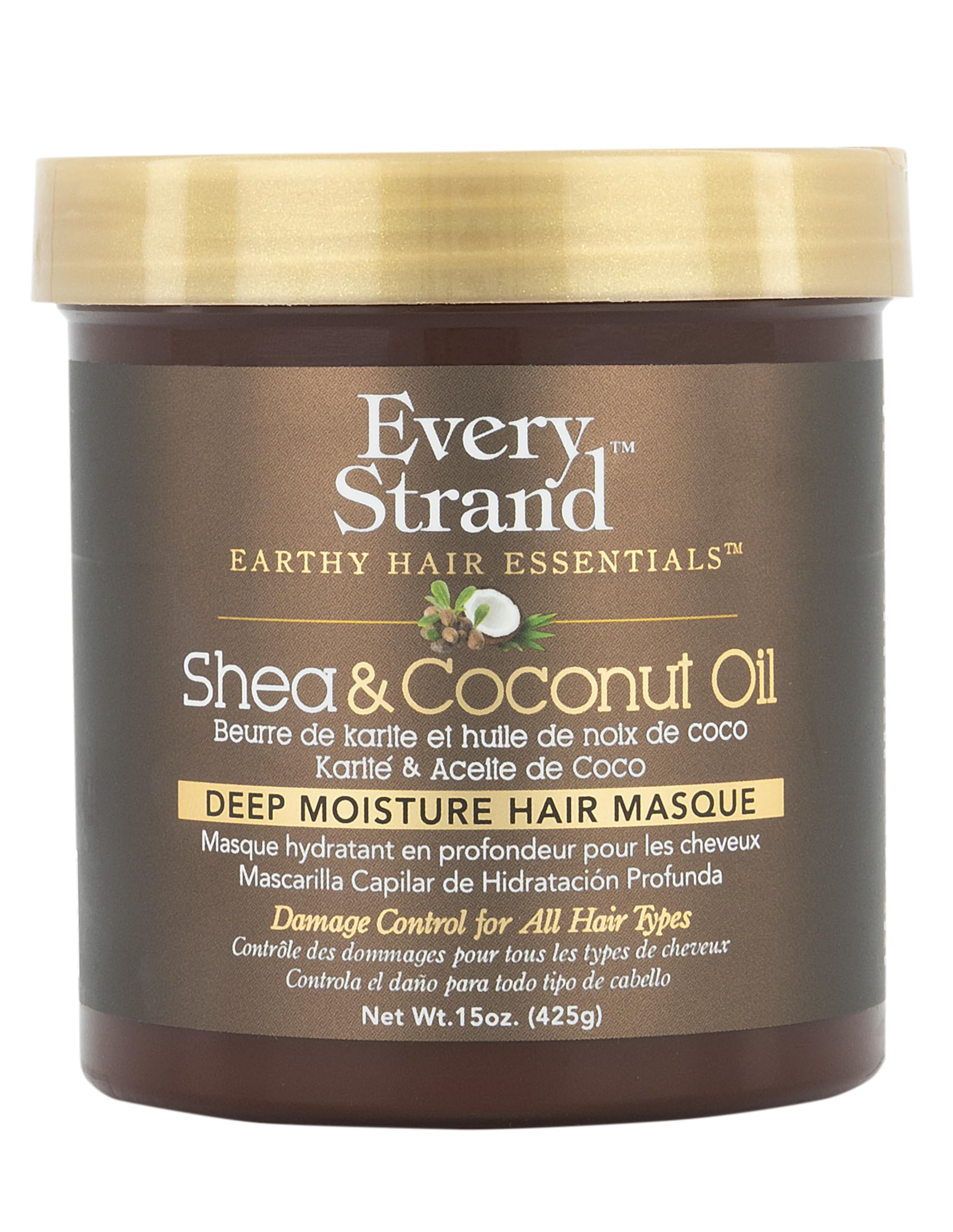 Every Strand Shea and Coconut Oil Deep Hair Masque 15 oz