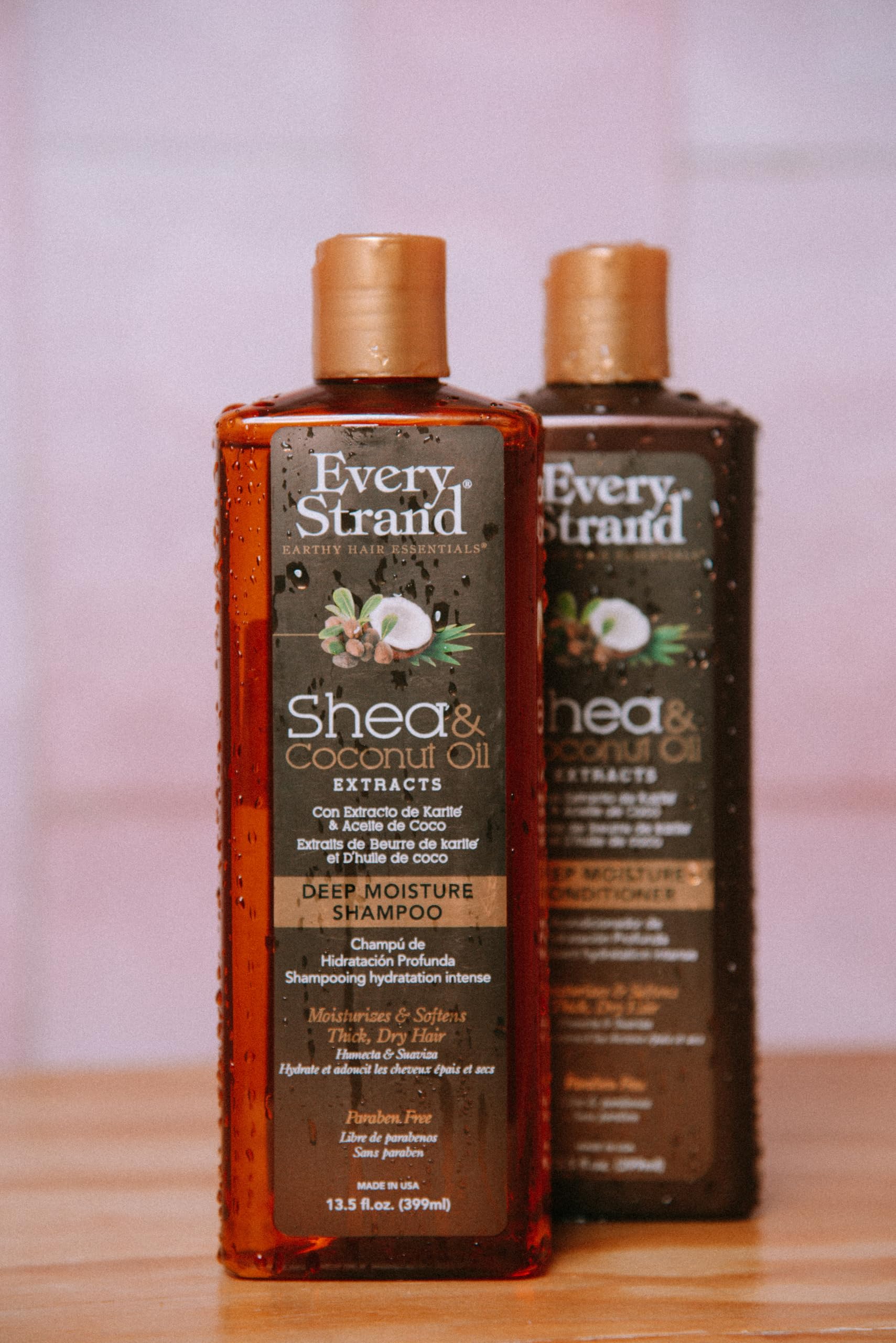 Every Strand Shea Coconut Oil Deep Moisture Shampoo 13.5 oz - Thumbnail 2