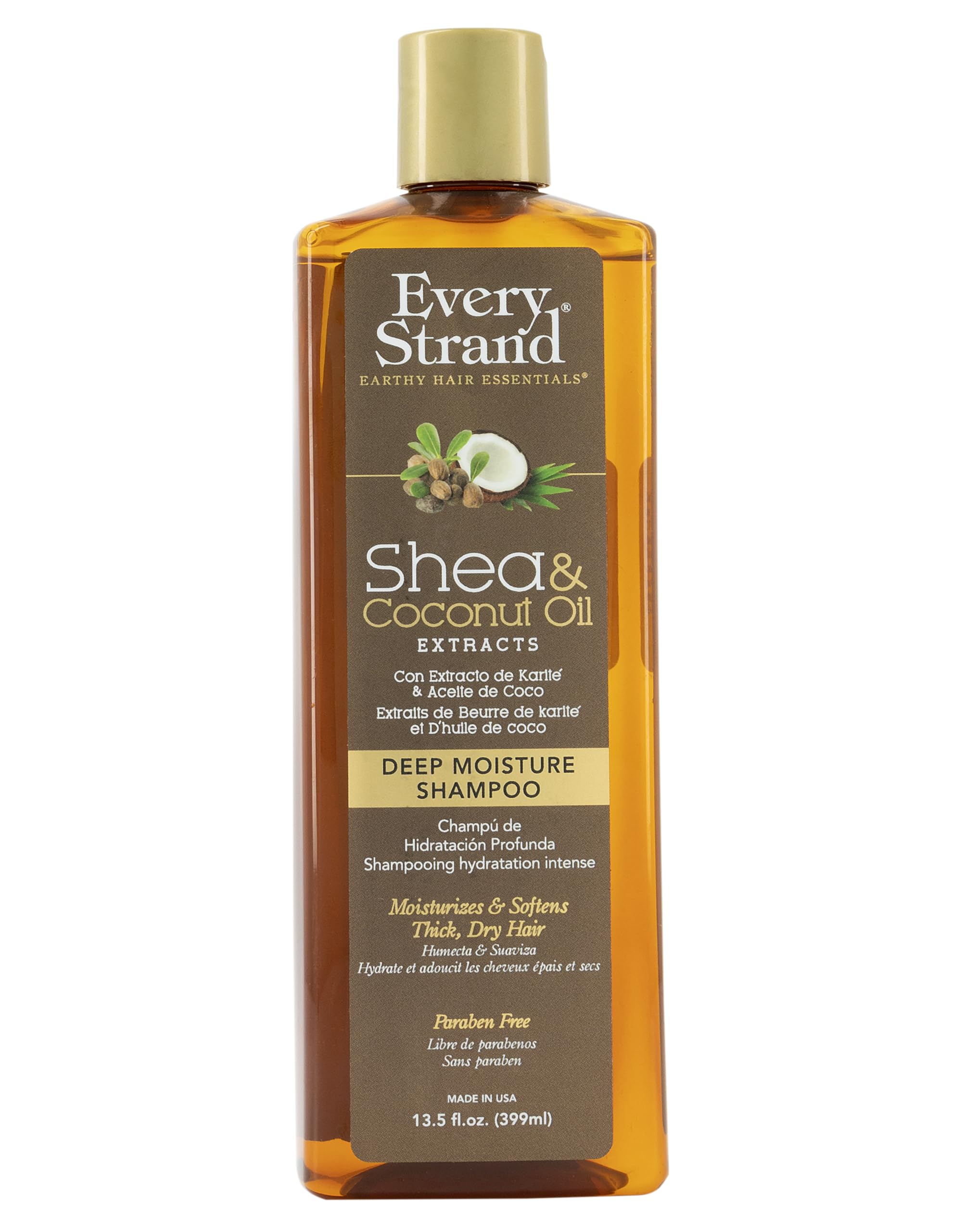 Every Strand Shea Coconut Oil Deep Moisture Shampoo 13.5 oz