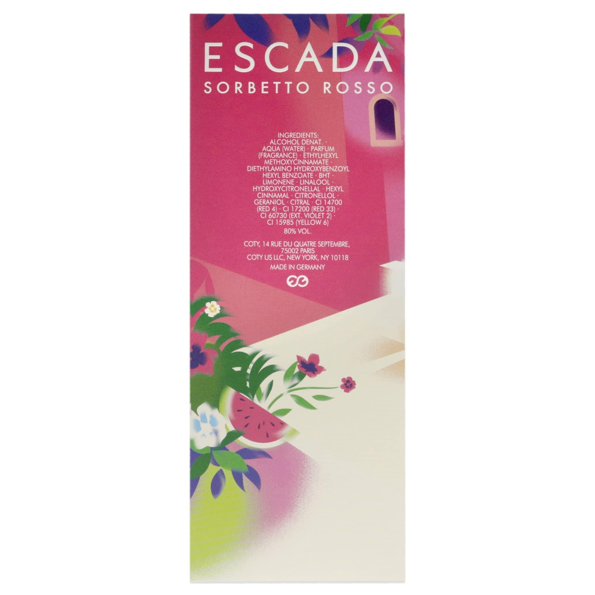 Escada Sorbetto Rosso L 3.4 Spr Ltd Edtion EDT - Thumbnail 2
