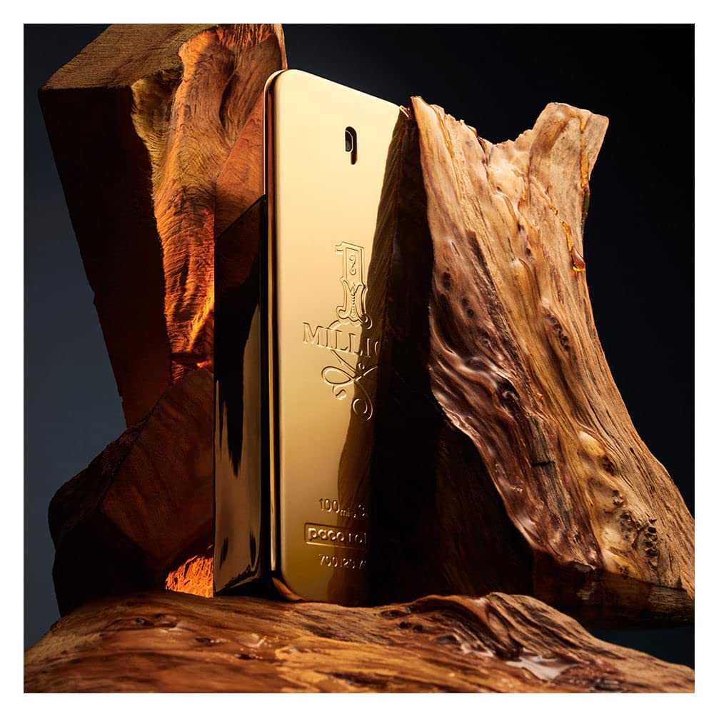 Paco Rabanne 1 Million Classic Cologne for Him Clean Sexy Designer With Warm - Thumbnail 2