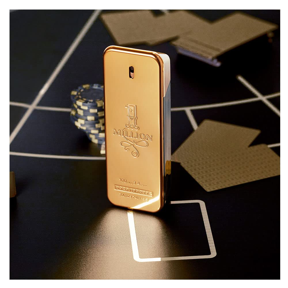 Paco Rabanne 1 Million Classic Cologne for Him Clean Sexy Designer With Warm - Thumbnail 3