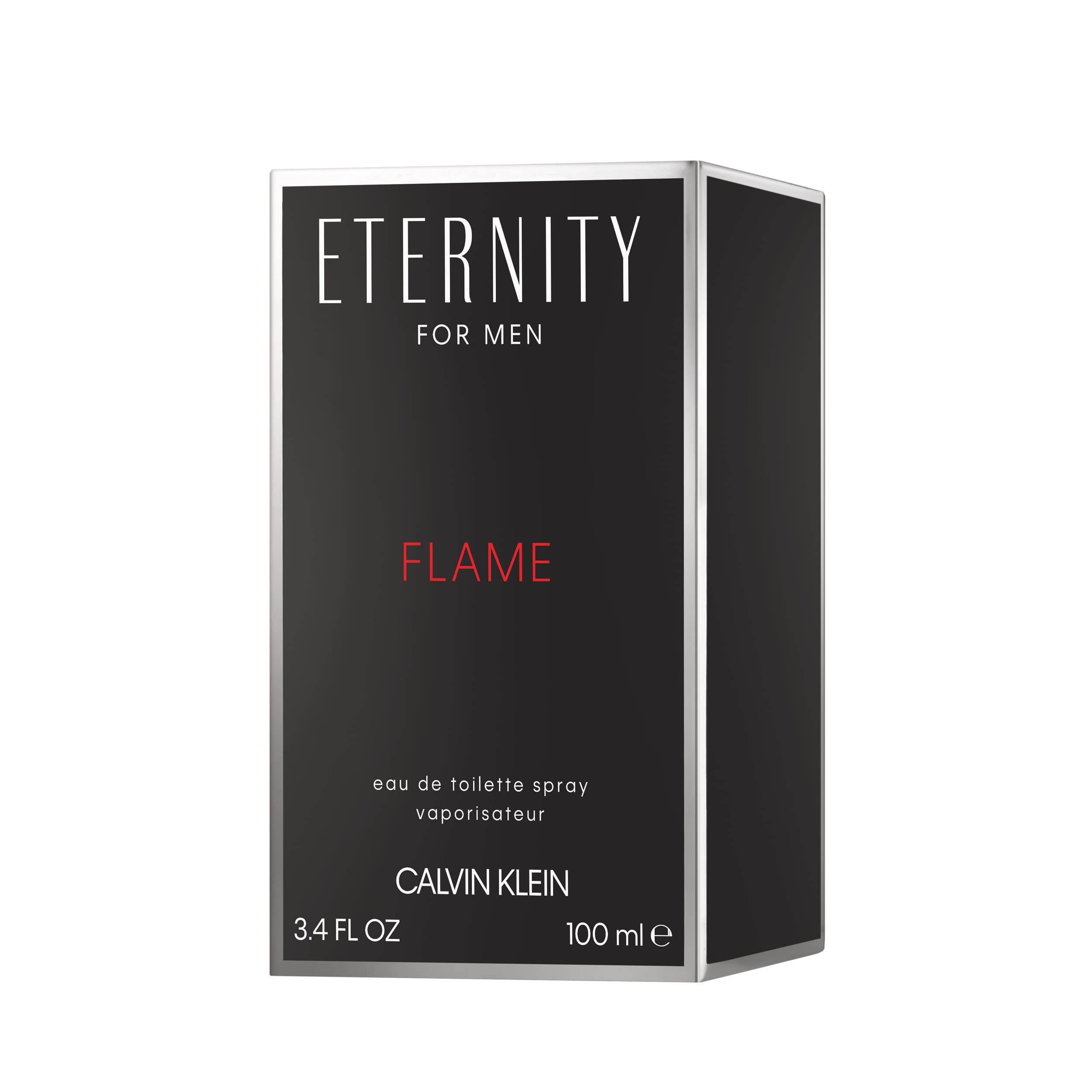 Calvin Klein Eternity Flame With Notes of Amber Leatherlong Lasting 3.4 Fl. Oz - Thumbnail 2