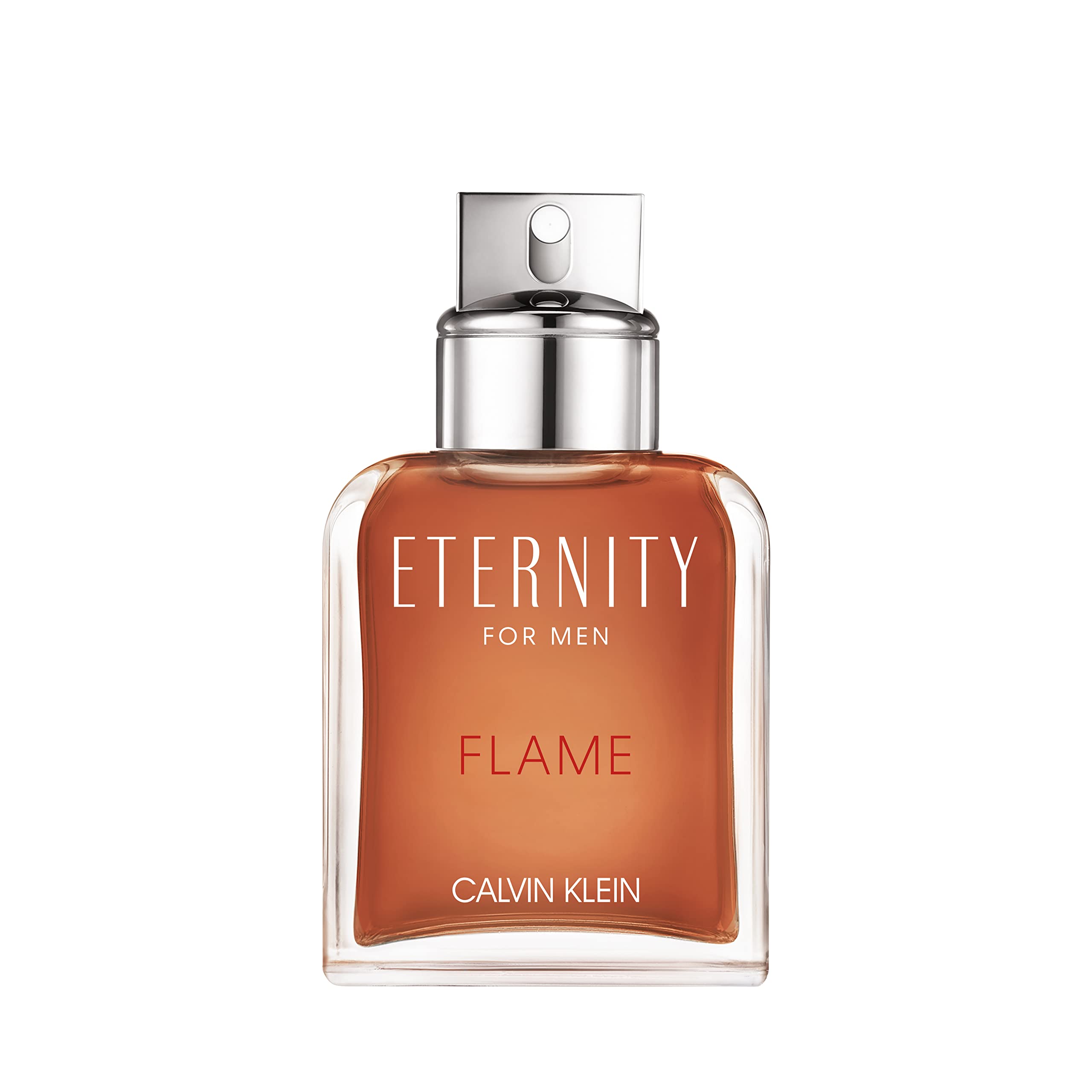 Calvin Klein Eternity Flame With Notes of Amber Leatherlong Lasting 3.4 Fl. Oz - Thumbnail 1