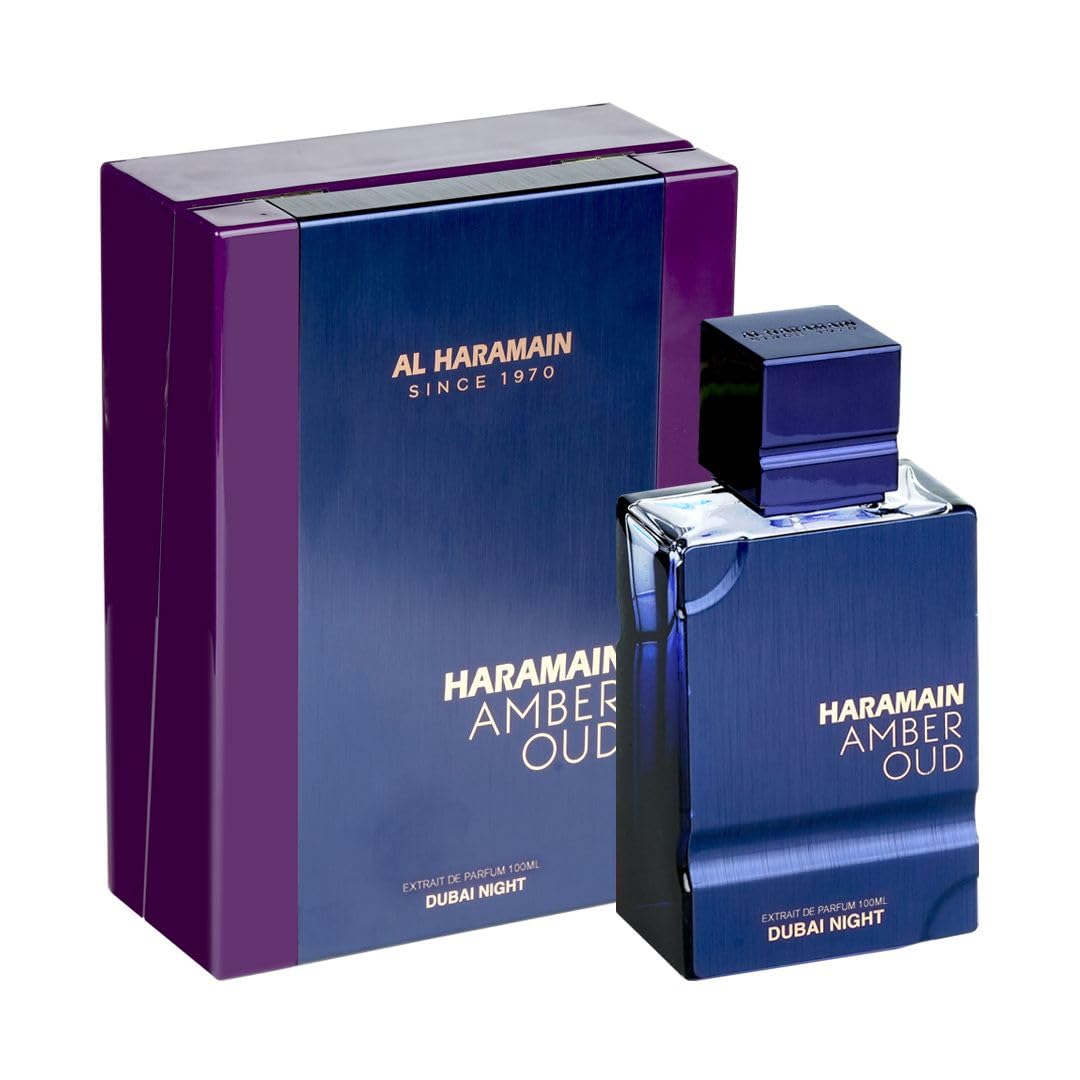 Al Haramain Amber Oud Dubai Night Oud Cologne Amber With Bergamot Saffron
