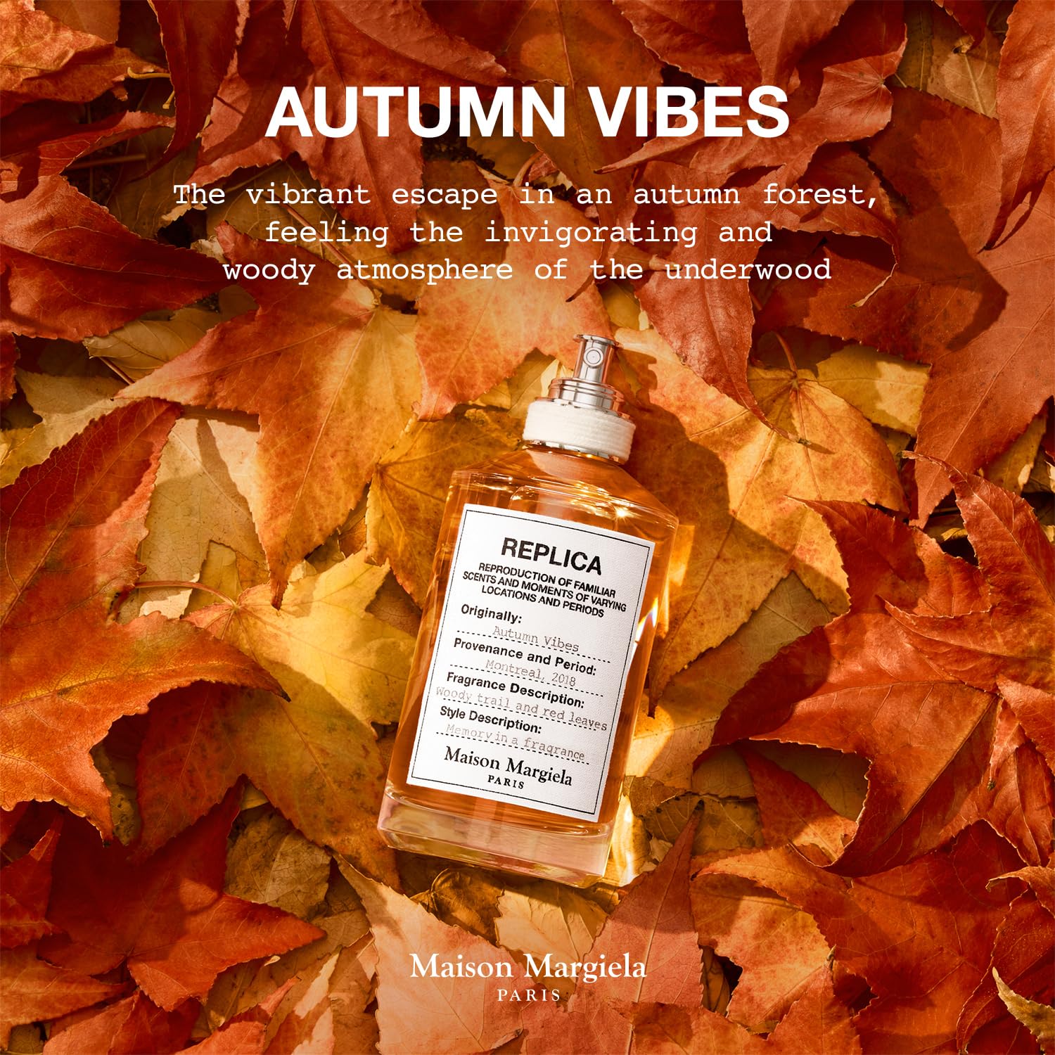 Maison Margiela Replica Autumn Vibes Woody Earthy With Cedarwood Cardamom 3.4 - Thumbnail 3