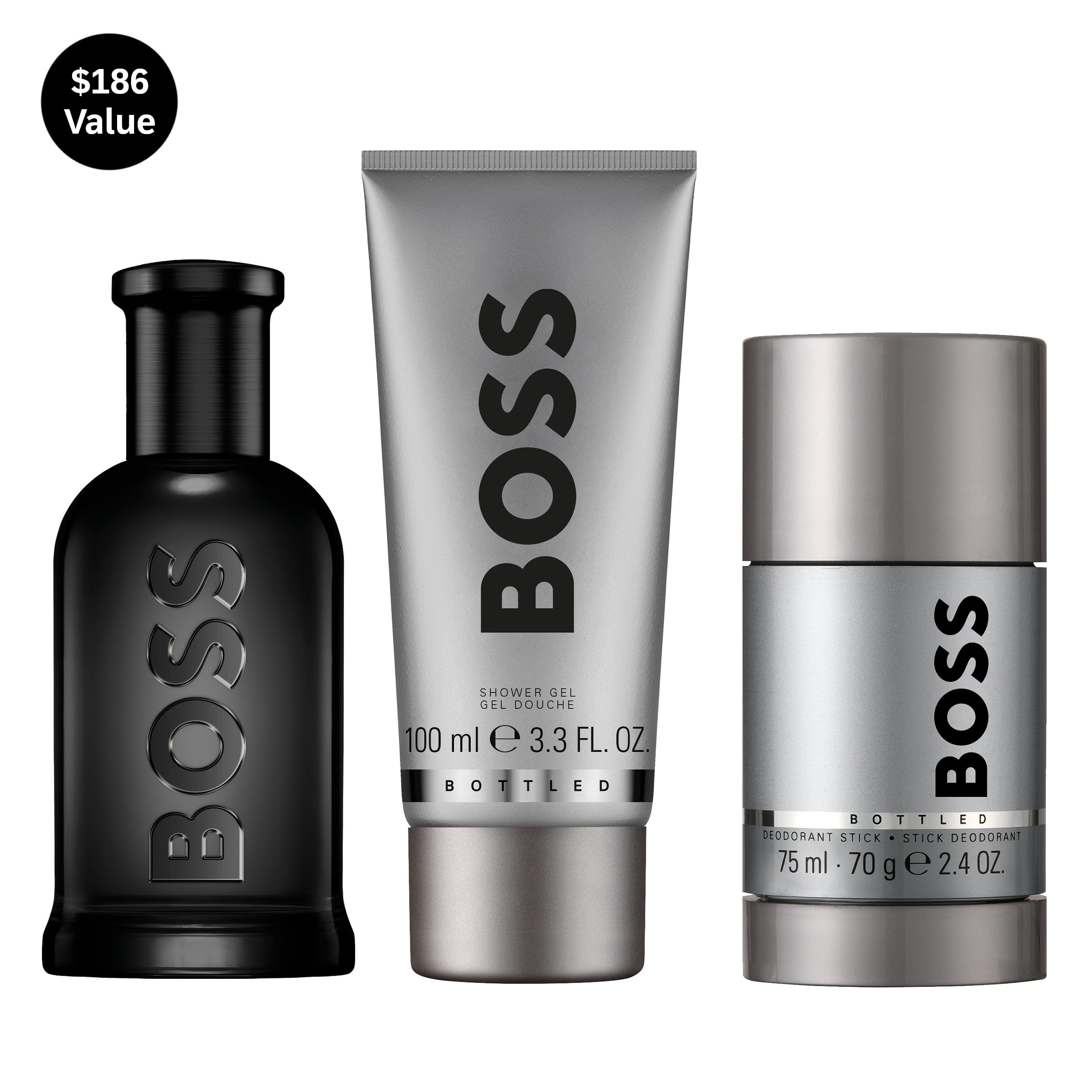 [Set] Hugo Boss/ Boss Bottled No. 6 3 Pc Parfum Shower Gel Deodorant Stick For Men - Thumbnail 2