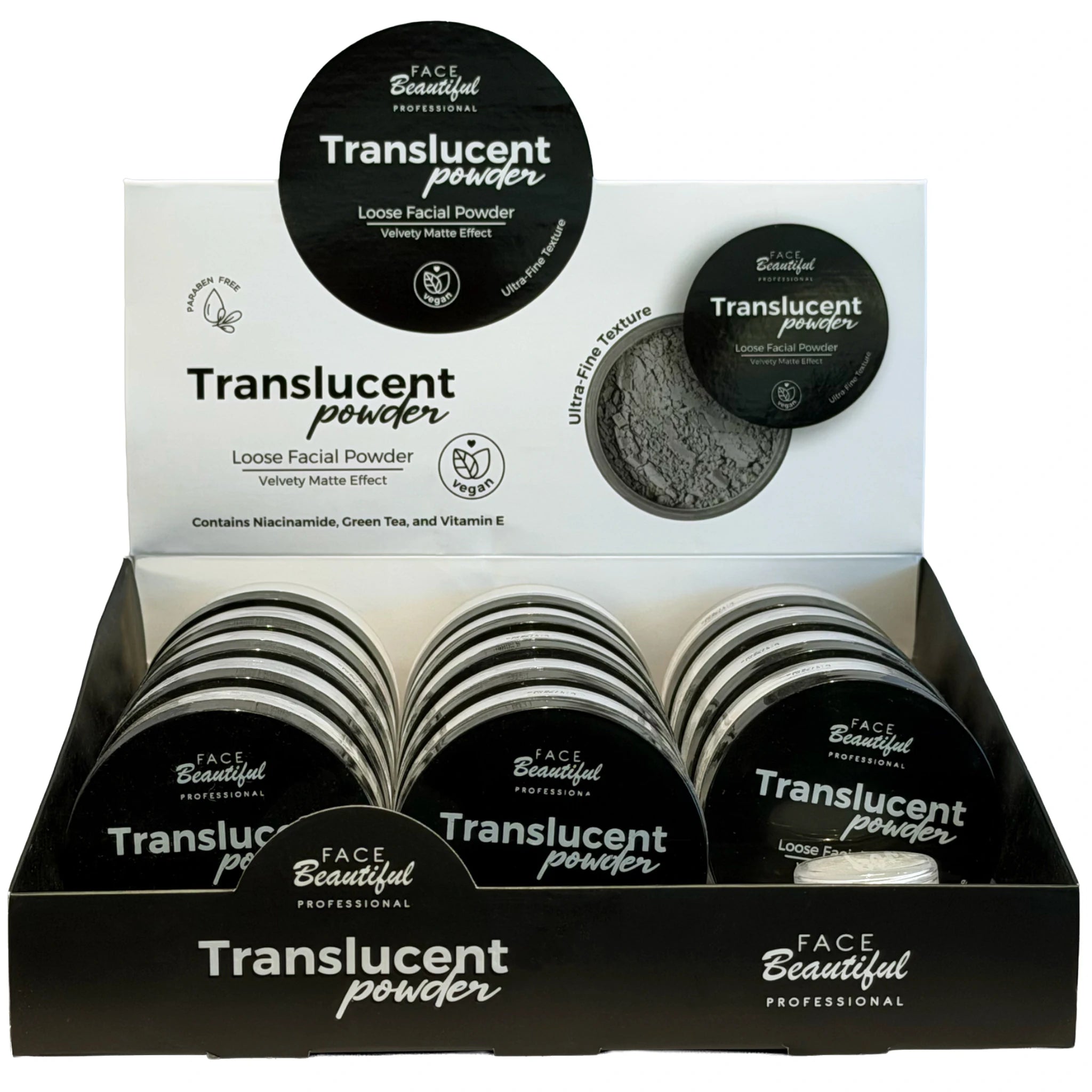 (14-pack) Face Beautiful Loose Powder Translucent