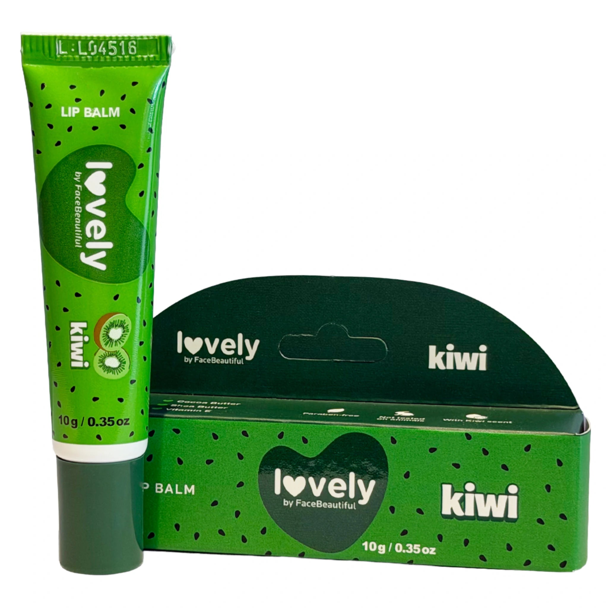 (12-pack) Face Beautiful Lovely Lip Balm Kiwi