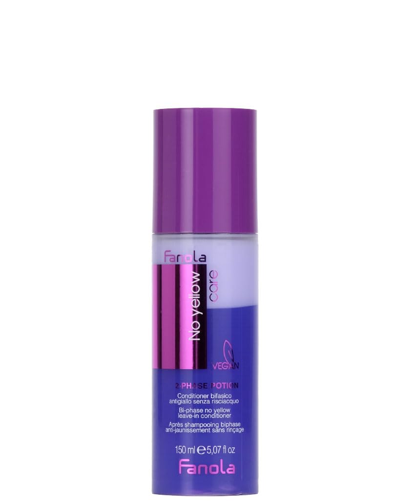 Fanola No Yellow 2 Phase Potion Leave In Conditioner With Violet Pigment for