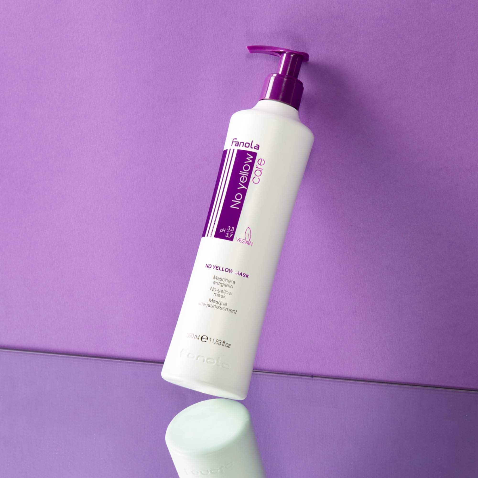 Fanola No Yellow Purple Hair Mask Acidic Ph Deep Conditioning Hair Mask for - Thumbnail 2