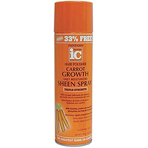 Fantasia Ic Hair Polisher Carrot Growth Sheen 14 oz - Thumbnail 3