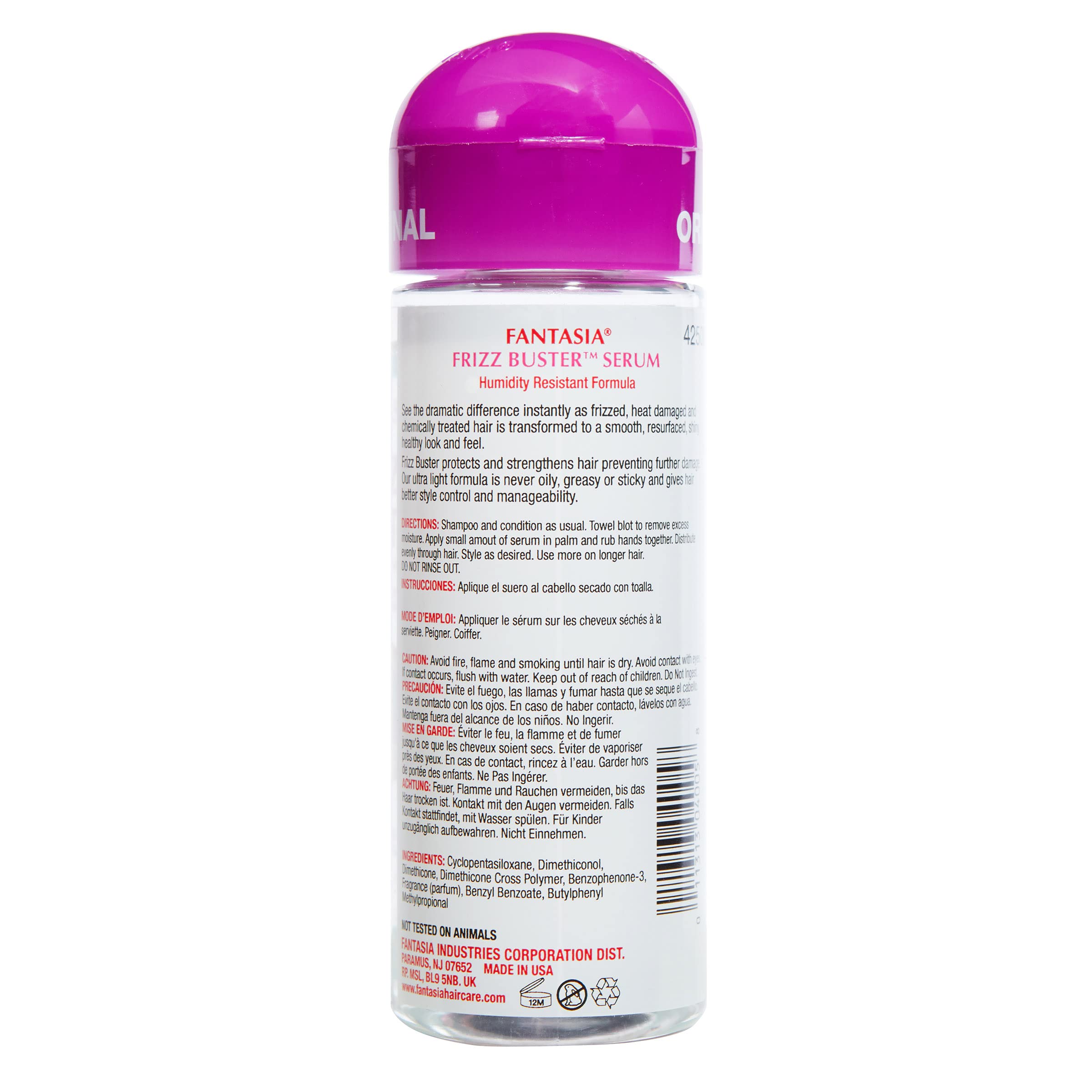 Fantasia Ic Frizz Buster Serum 6 oz