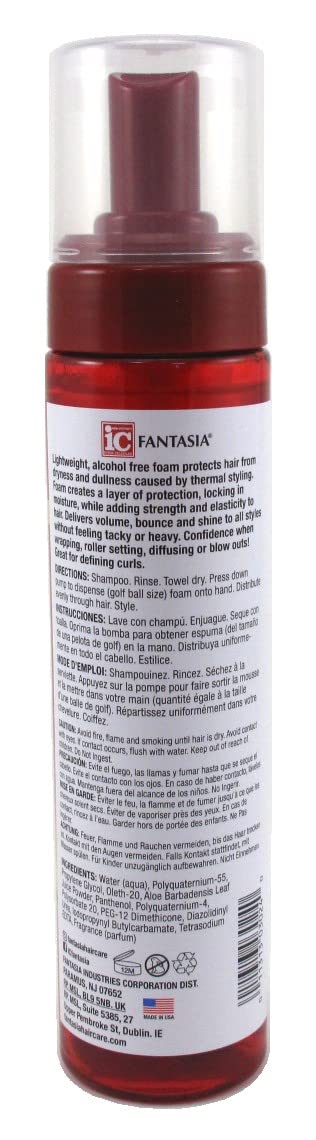 Fantasia Ic Heat Protector Styling Foam Polisher 8.5 oz - Thumbnail 3