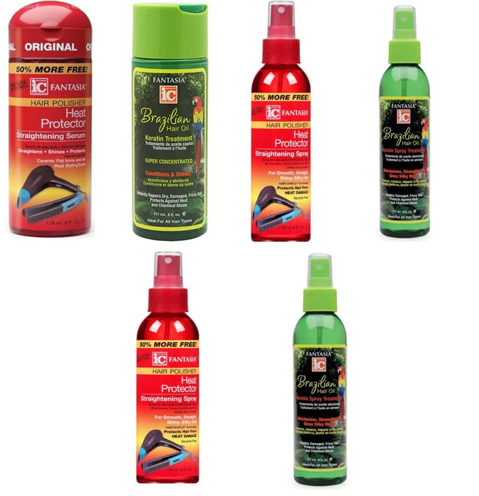 Fantasia Heat Protector Straightning 6 Fl.oz - Thumbnail 3