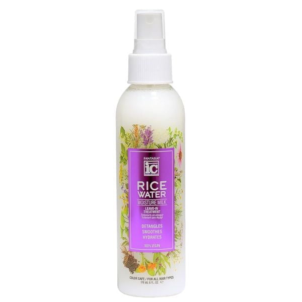 Fantasia Ic Rice Water Moisture Milk Leave In Treatment 6 oz