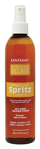 Fantasia Liquid Mousse Spritz Hair Mega Hold 10.0 Fl Oz - Thumbnail 2