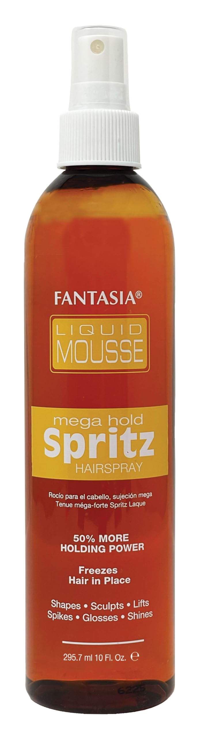 Fantasia Liquid Mousse Spritz Hair Mega Hold 10.0 Fl Oz