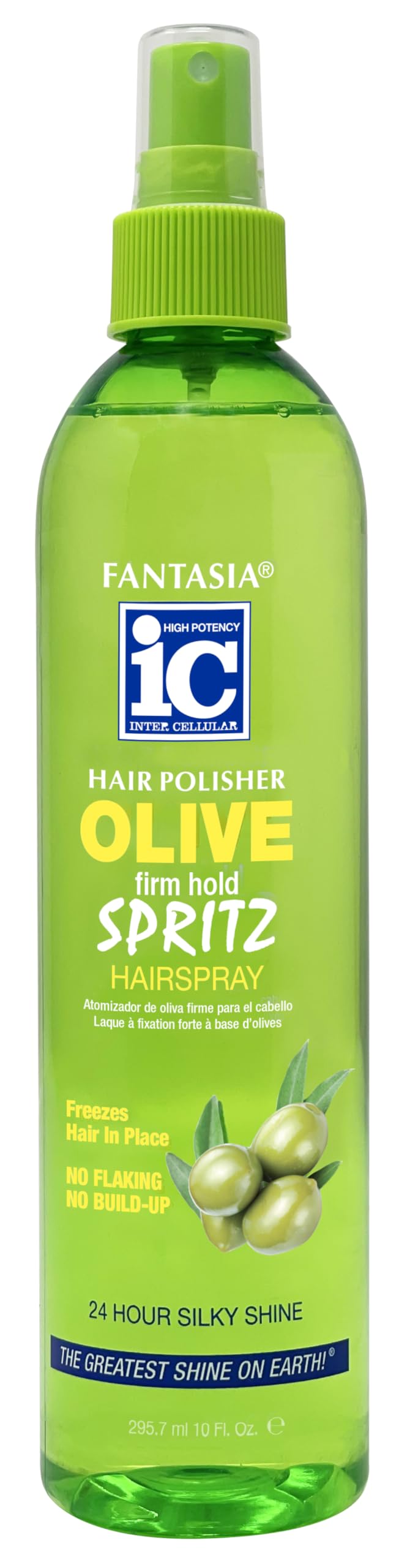 Fantasia Hair Polisher Spritz Hair Olive Firm Hold 10.0 Fl Oz