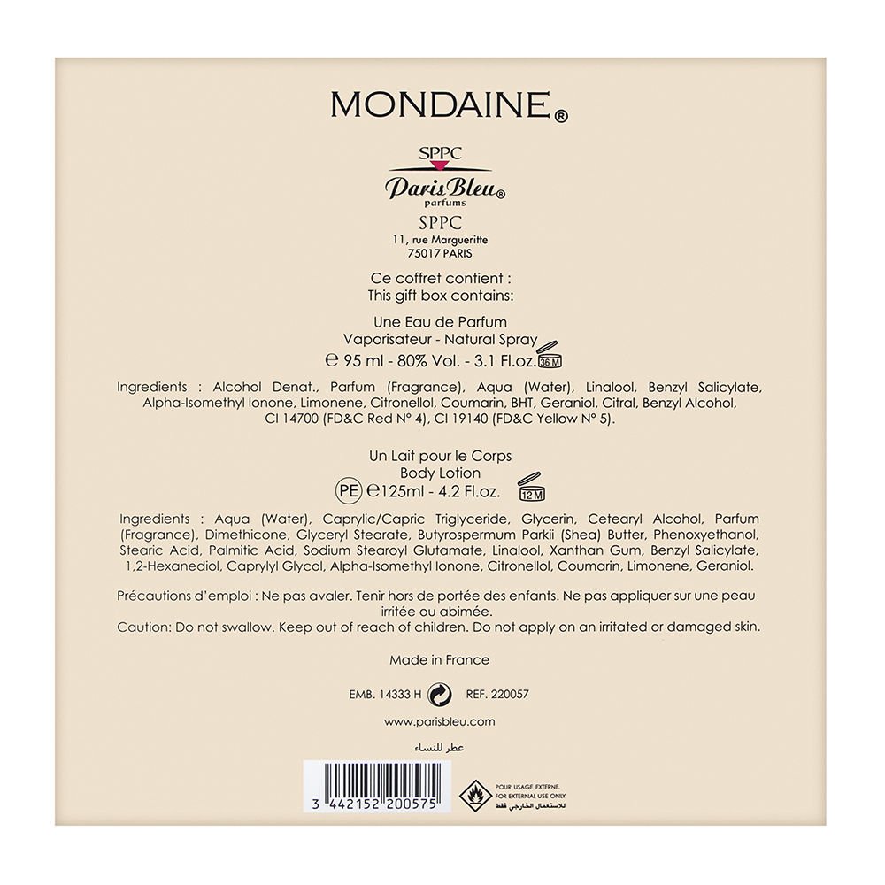 [Set] Paris Bleu Mondaine 3.1 L + 4.2 B/l EDP - Thumbnail 2