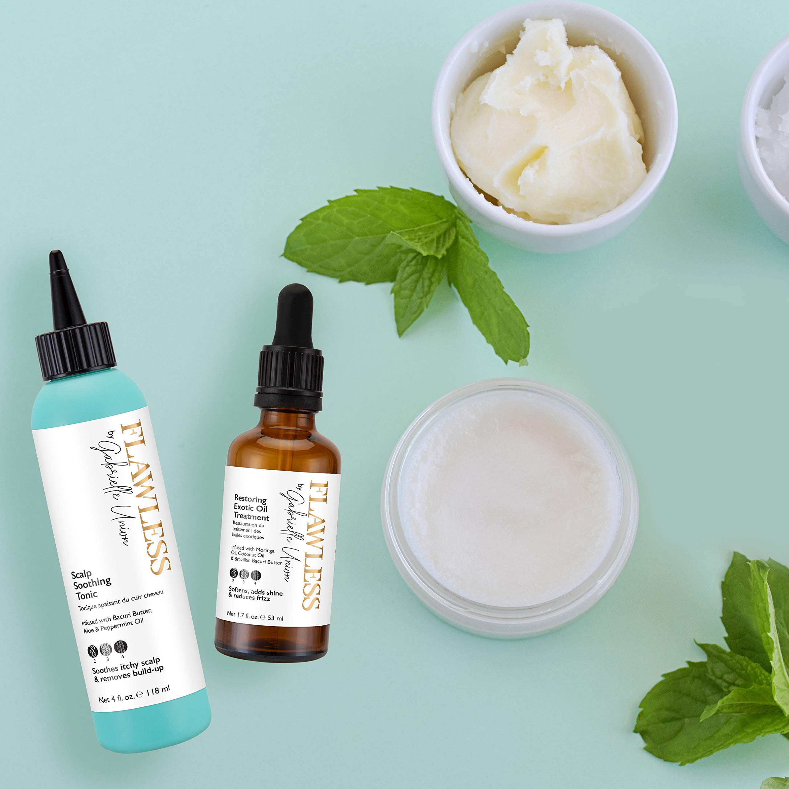 Flawless By Gabrielle Union Scalp Soothing Tonic Hair Treatment for Textured - Thumbnail 2