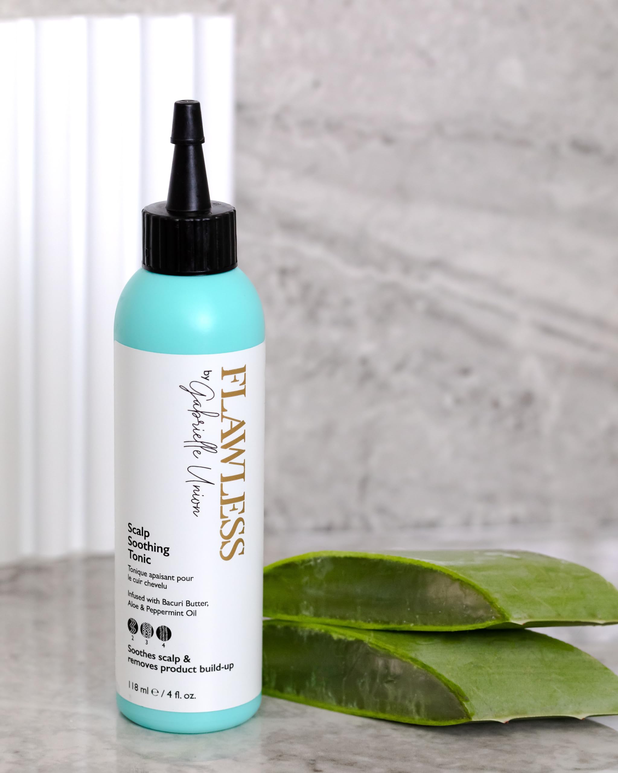 Flawless By Gabrielle Union Scalp Soothing Tonic Hair Treatment for Textured - Thumbnail 3