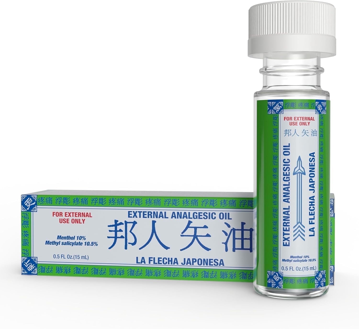 La Flecha Japonesa External Analgesic Oil 0.5 Fl Oz 1 Pack