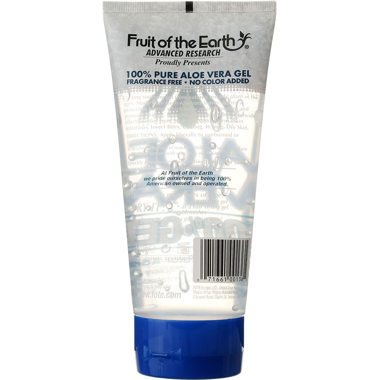 Fruit of the Earth Aloe Vera 100% Gel 6 oz - Thumbnail 2