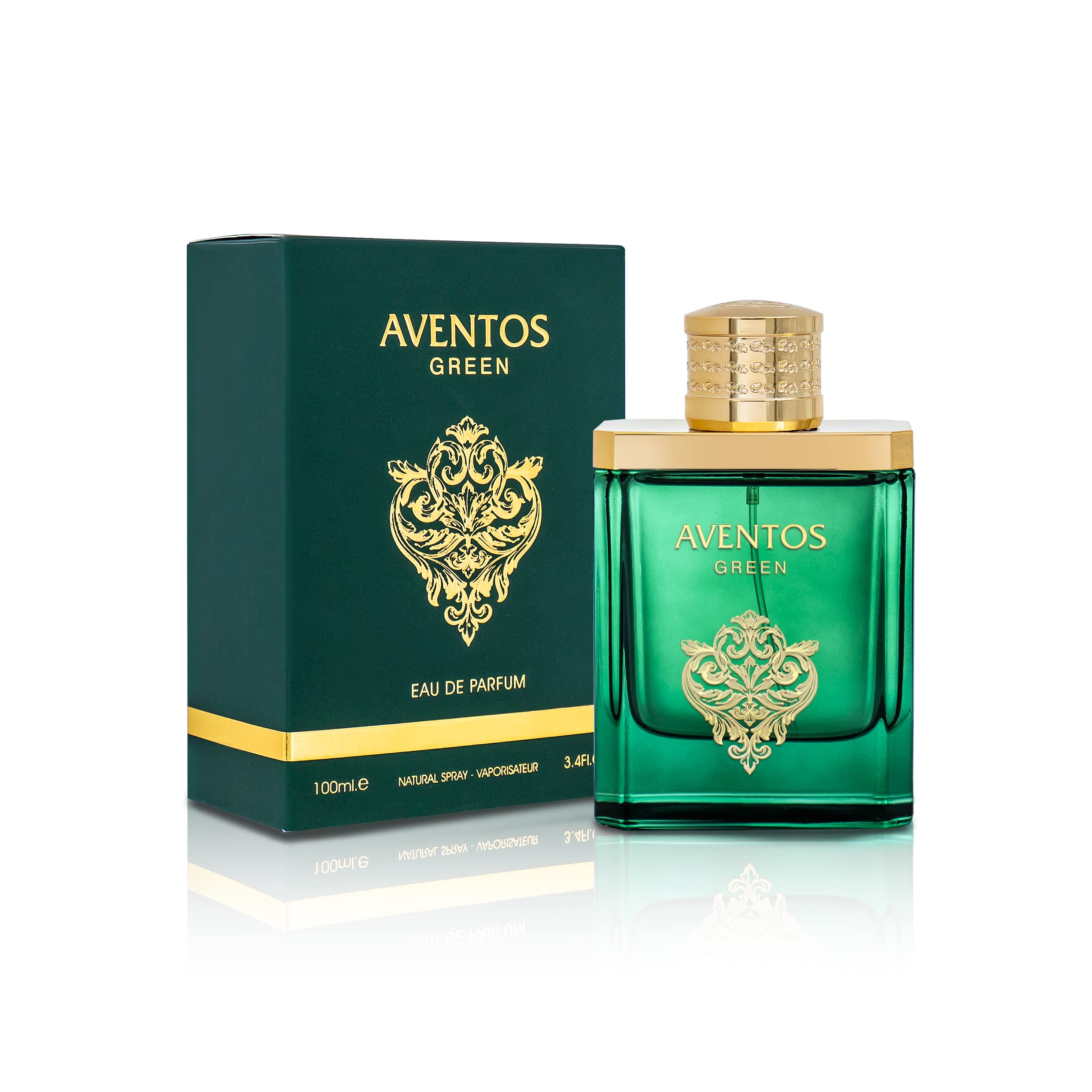 Aventos Green By World For Men EDP 3.4 oz