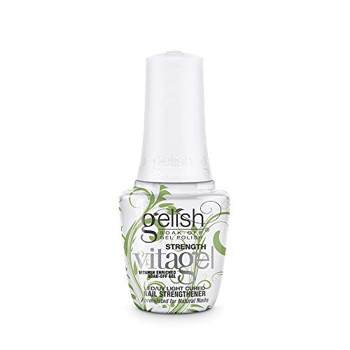 Gelish Vitagel Strength Nail Strengthener Base Coat Vitamin Infused Natural - Thumbnail 2