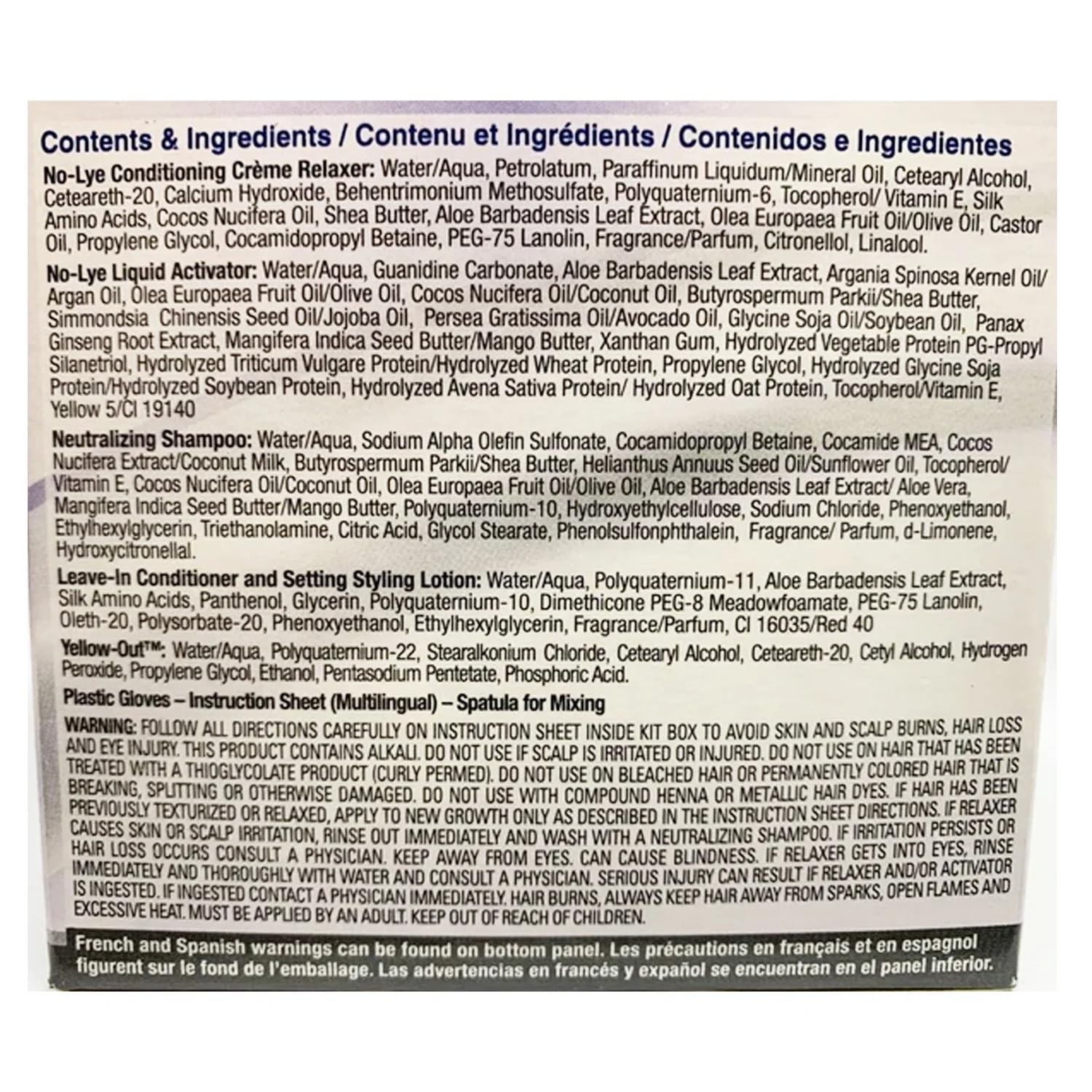 Gentle Treatmentno Lye Kit [grey] New 6pk