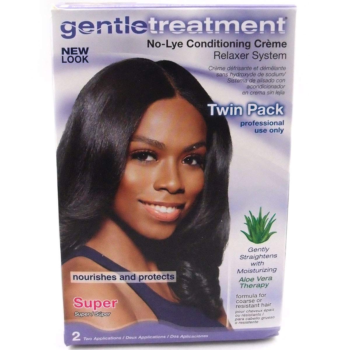 Gentle Treatment Relaxer Super Twin Pak No Lye Kit 1 Ea