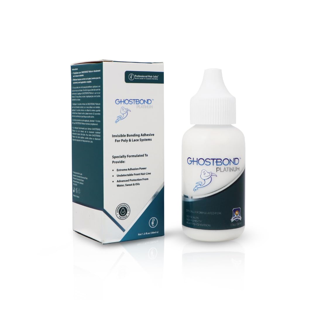 Ghostbond Platinum Water Resistant Wig Glue for Extreme Heat Hair Replacement - Thumbnail 3